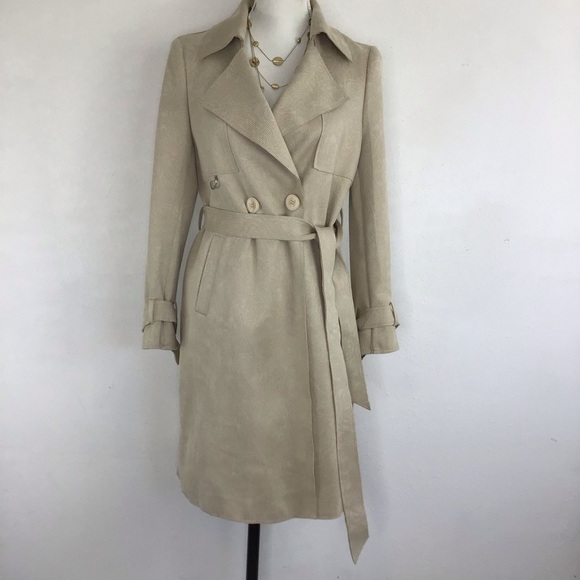 Chiense MCKE Dresses & Skirts - ASIAN MCKE. BE BLINDED WOMEN CREAM RIBBED COLLAR TIE BELT WRAP DRESS SZ XL